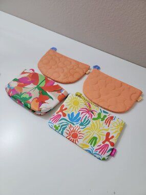 Ipsy Cosmetic Bag Bundle (4) • Colorful Makeup & Travel Pouches